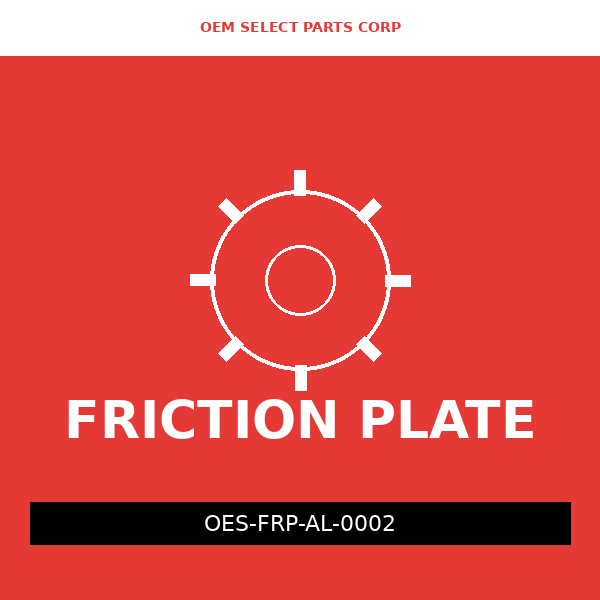 Friction Plate (Allomatic) | Disco De Pasta Allomatic Arranque Aw60-40 (Monza)