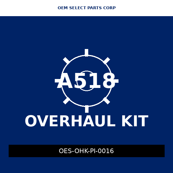 Master Overhaul Kit (Precision Int'l) | A518